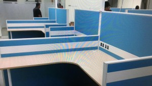 Full Height Partition with Trunking