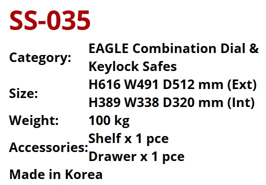 Combination Dial & Keylock Safes