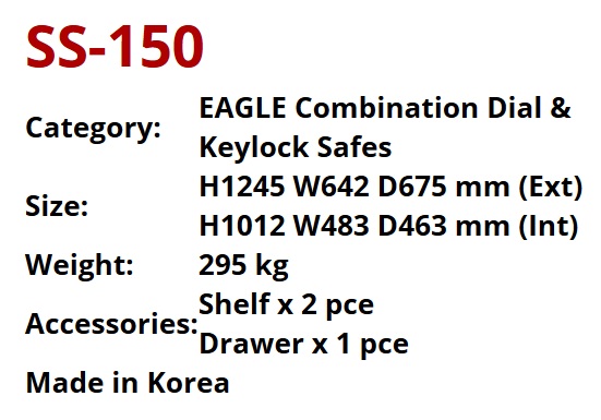 Combination Dial & Keylock Safes